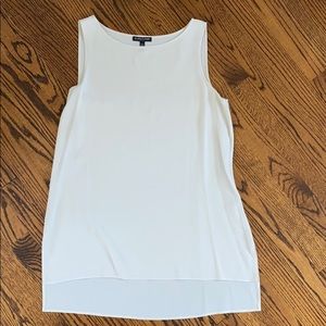 Eileen Fisher Light Grey silk tank